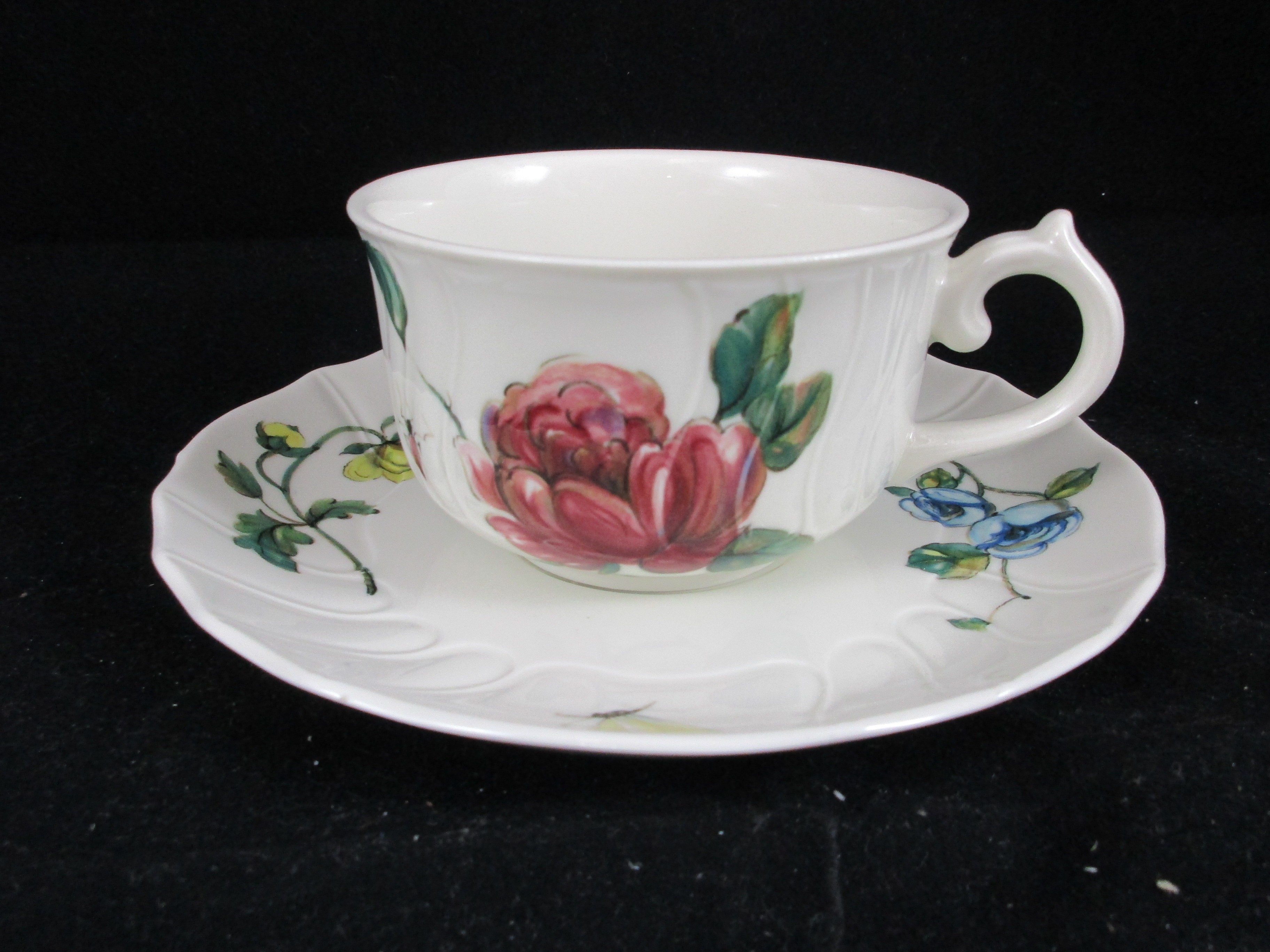 Teetasse mit Unterteller Bouquet