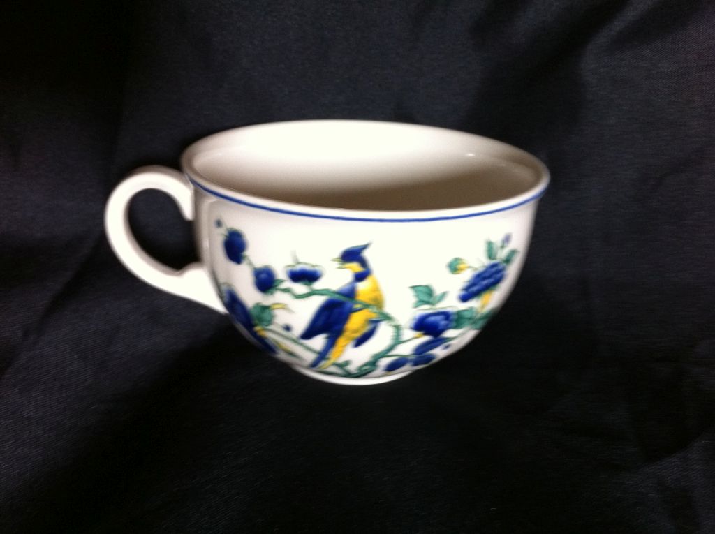 Teetasse Phönix blau